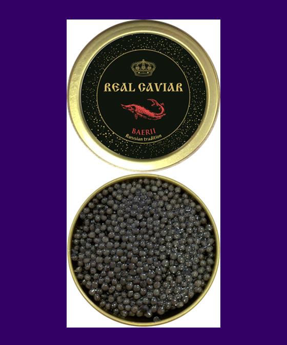 10 Gr CAVIALE IMPERIAL BAERII (Acipenser Baerii) 1,06 Oz - Real Caviar Qualita' Top dalla Russia